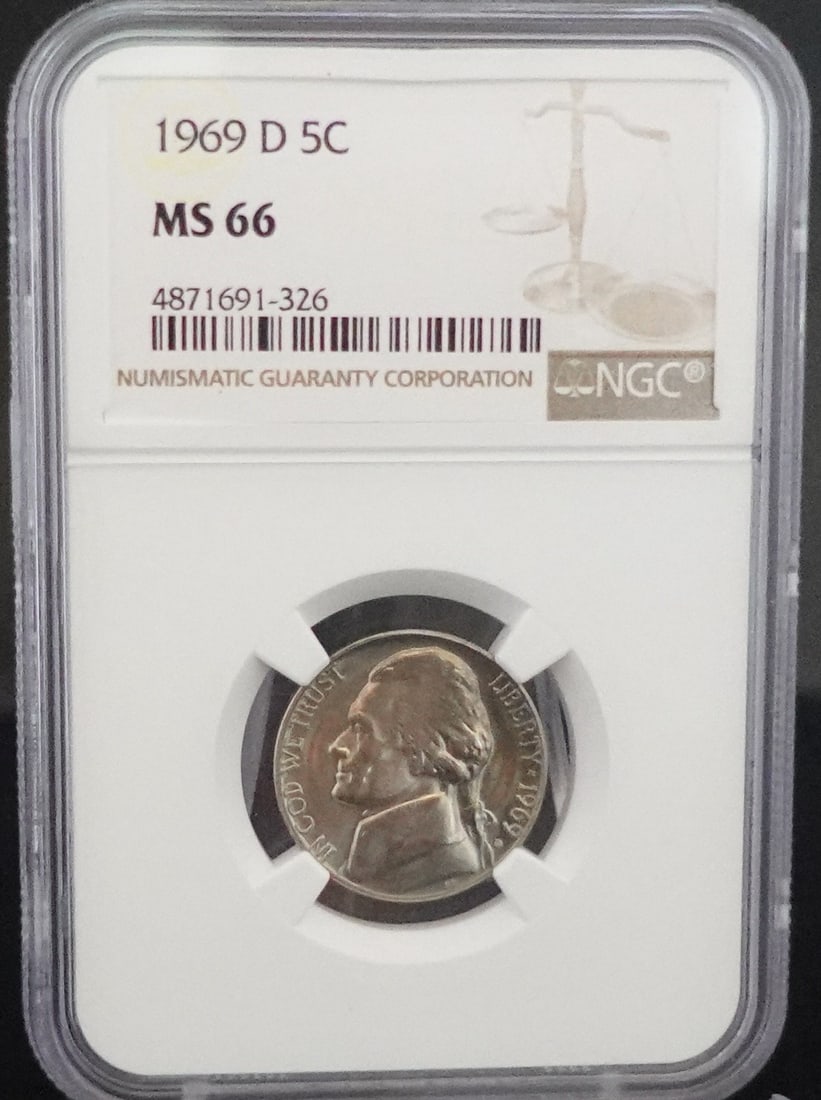 1966 and 1969-D Jefferson Nickels - 3