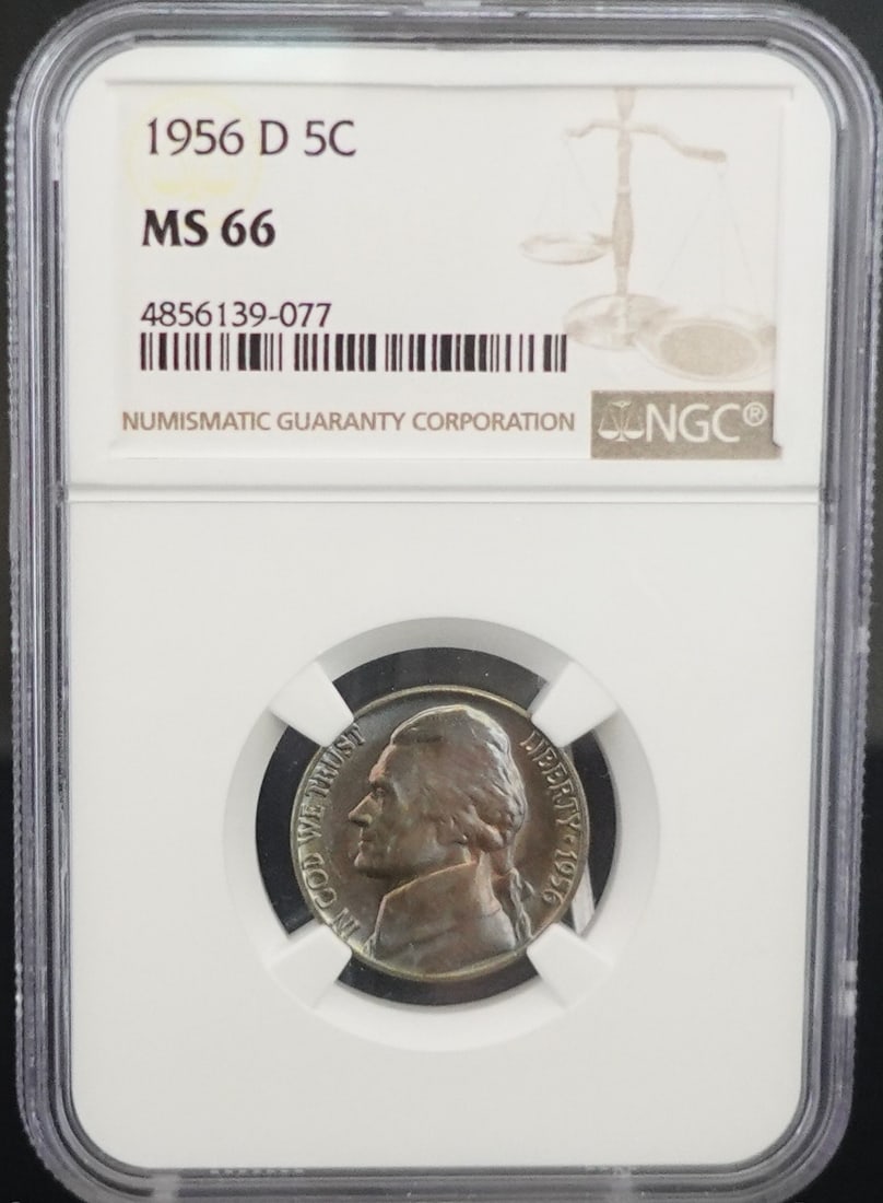 1956 and 1956-D Jefferson Nickel - 3