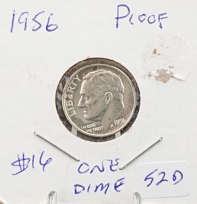 1956 and 1957 Roosevelt Dimes - 3