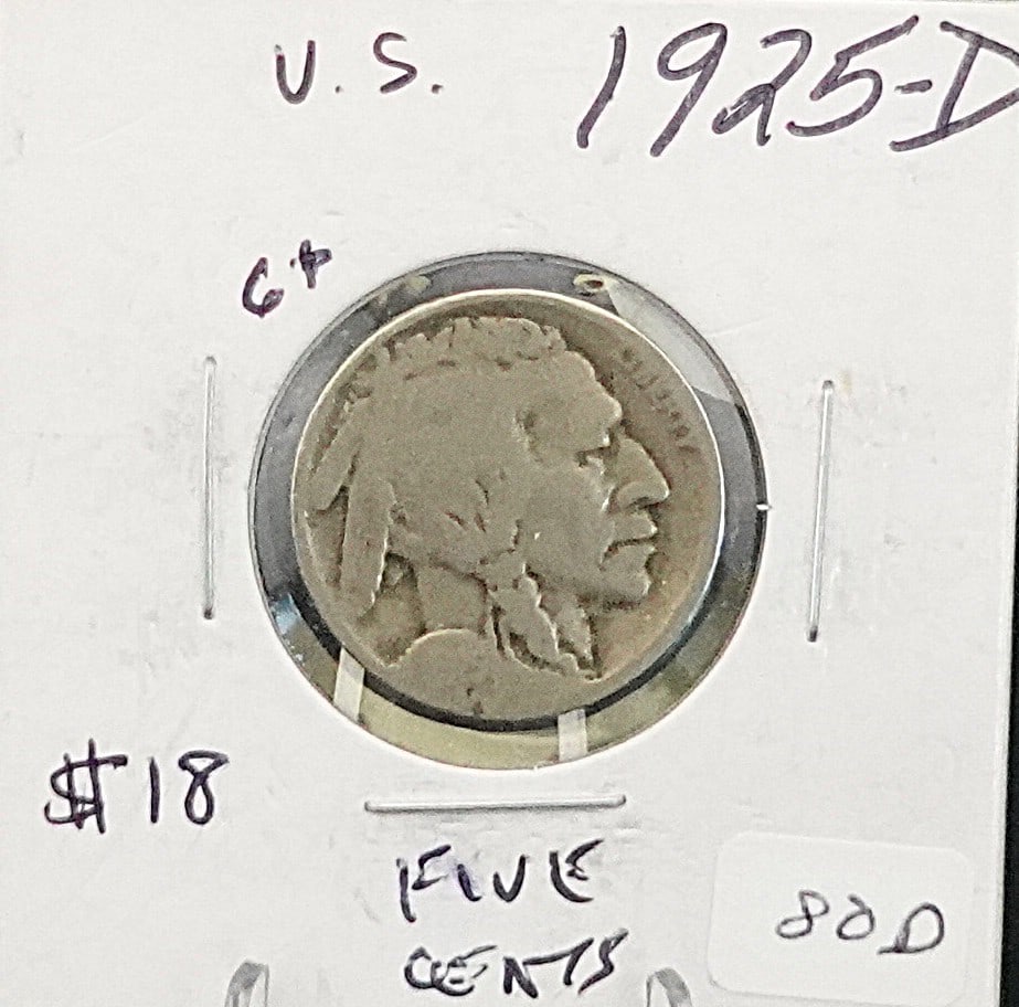 1926-D, 1926-S and 1925-D Buffalo Nickels - 5