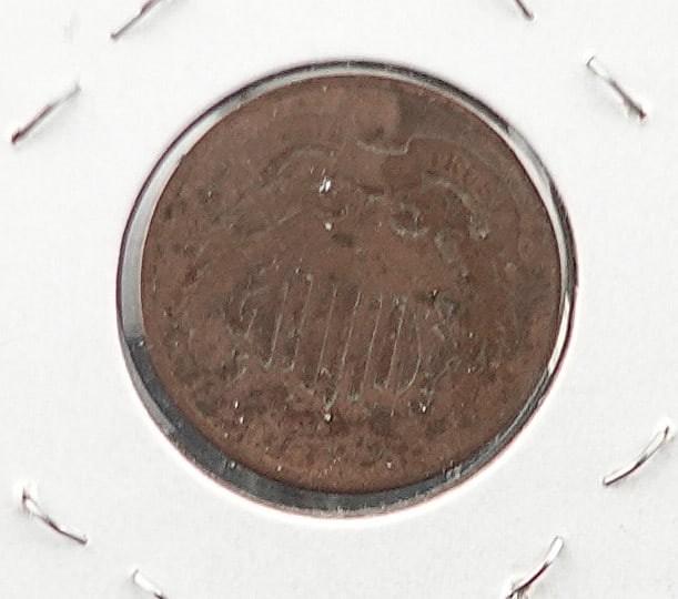 1864 2 Cent Piece: Nice Early Date