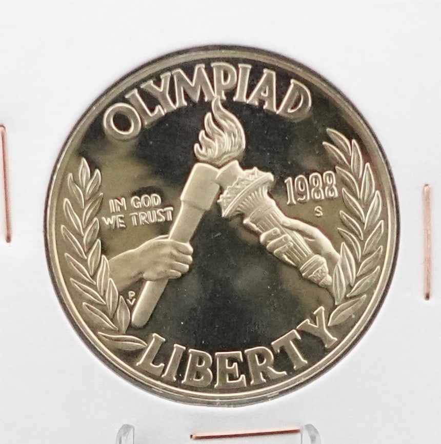 1988-S Olympic One Dollar Coin: This is a Ultra Cameo Coin!