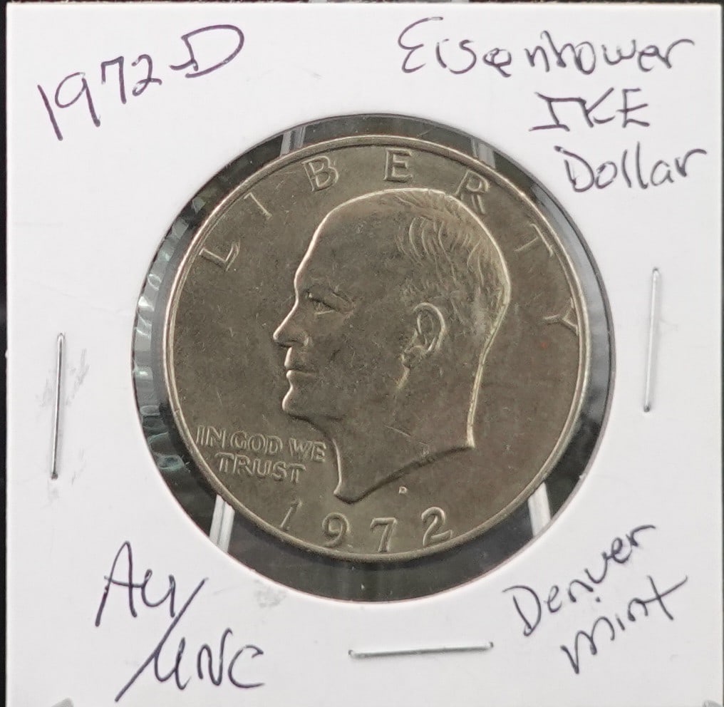(2) Ike Dollar: 1973-S and 1972-D Ike Dollars