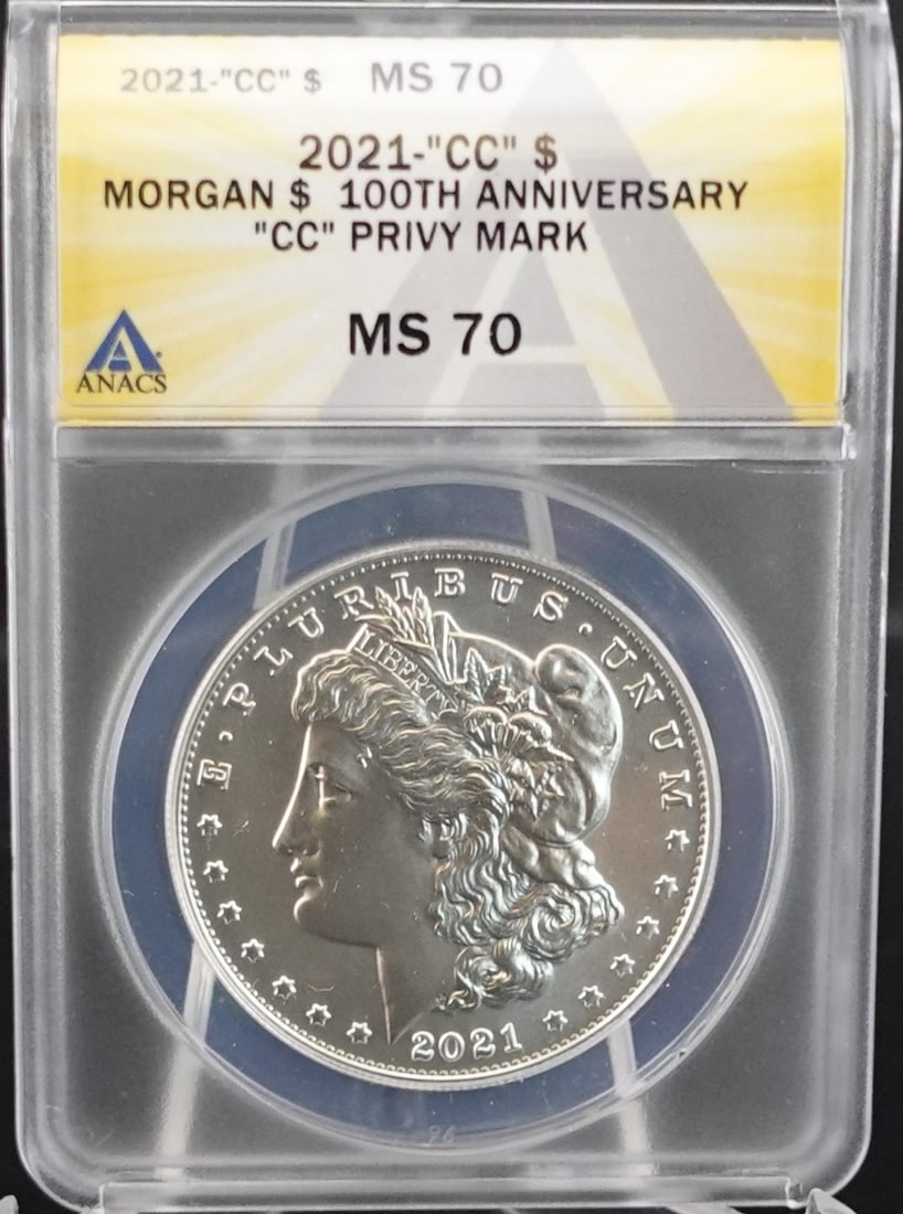 2021-CC 100th Anniversary Morgan Dollar: This is ANACS Graded MS 70!