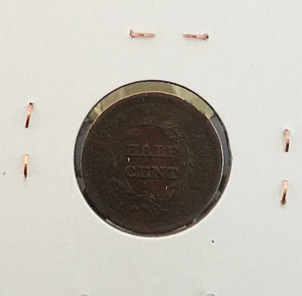 1856 Half Cent - 2
