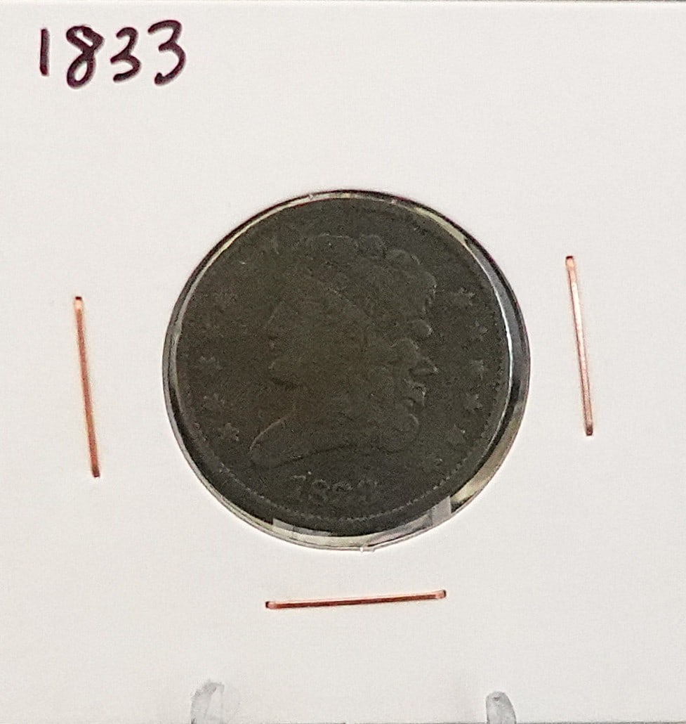 1833 Classic Head Half Cent (1 of 2)