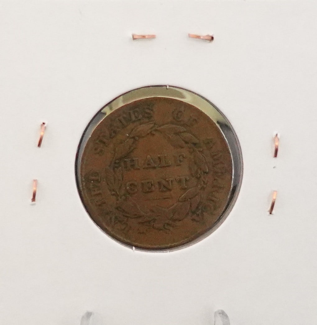 1825 Classic Head Half Cent - 2