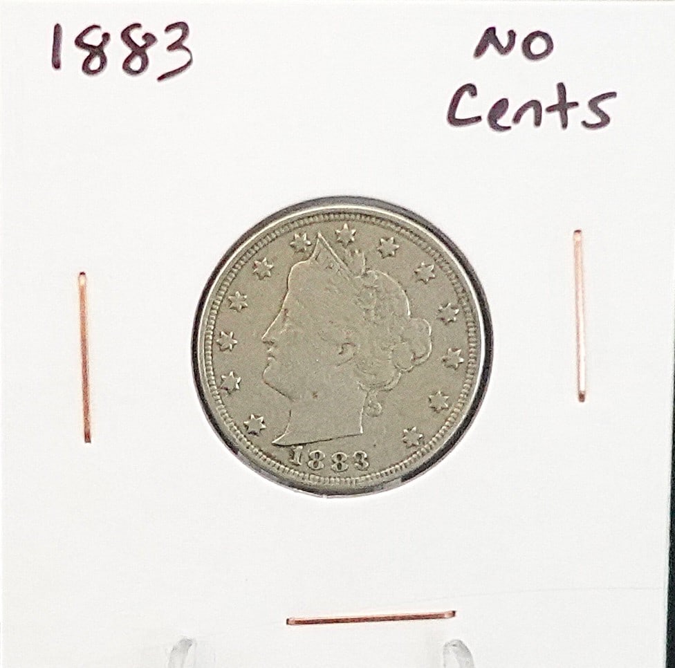 1883 V Nickel: This is the No Cents Variety. Looks to be 45/50