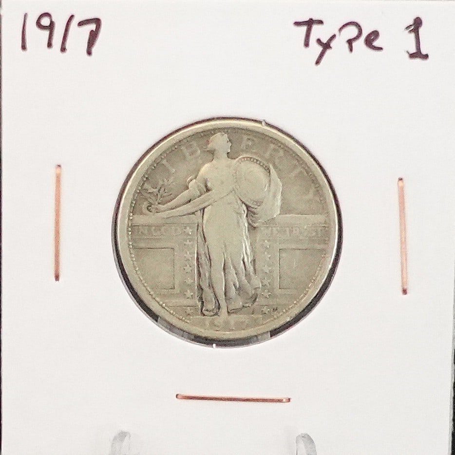 1917 Type 1 and 1918 SLQ: The 1917 looks to be 35/40. This is also a Key Date