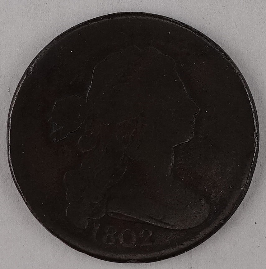 1802 Draped Bust Large Cent - 2