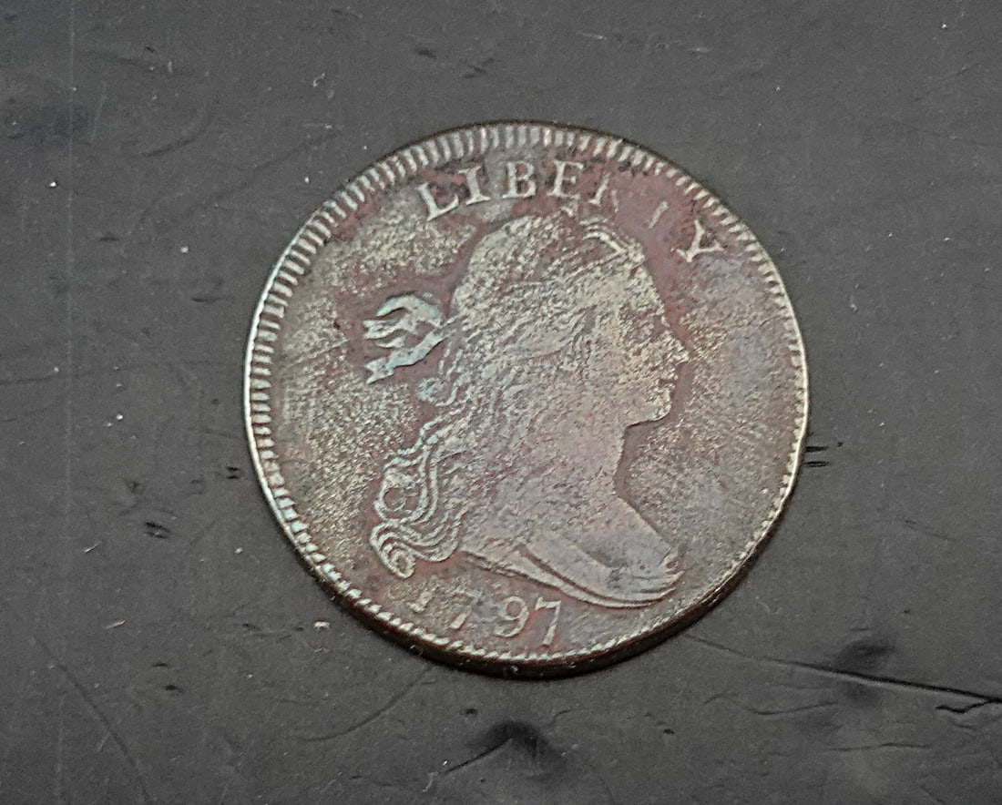 1797 Draped Bust Large Cent (1 of 2)