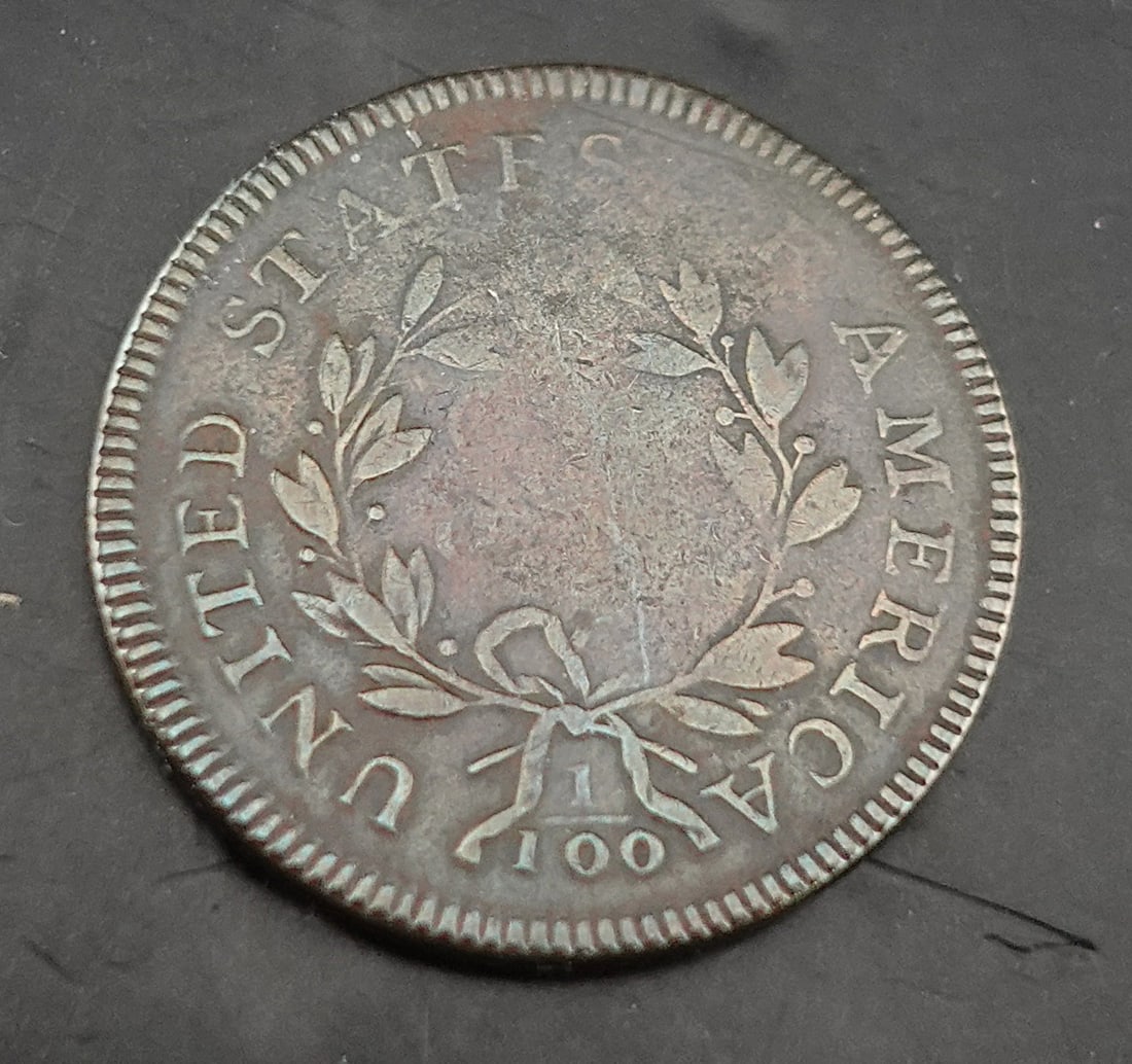 1797 Draped Bust Large Cent - 2