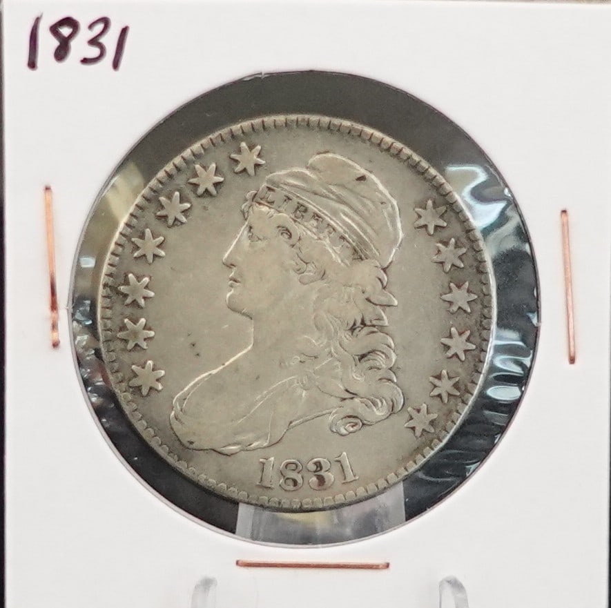 1831 Capped Bust Half Dollar (1 of 2)