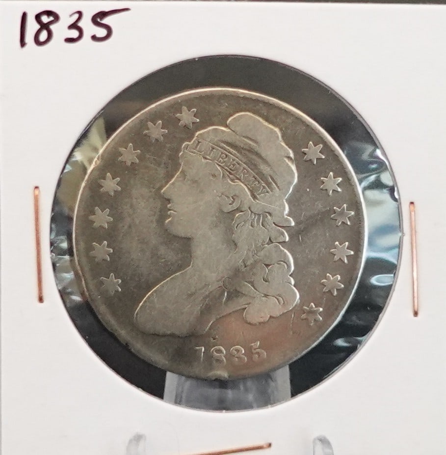1835 Capped Bust Half Dollar (1 of 2)