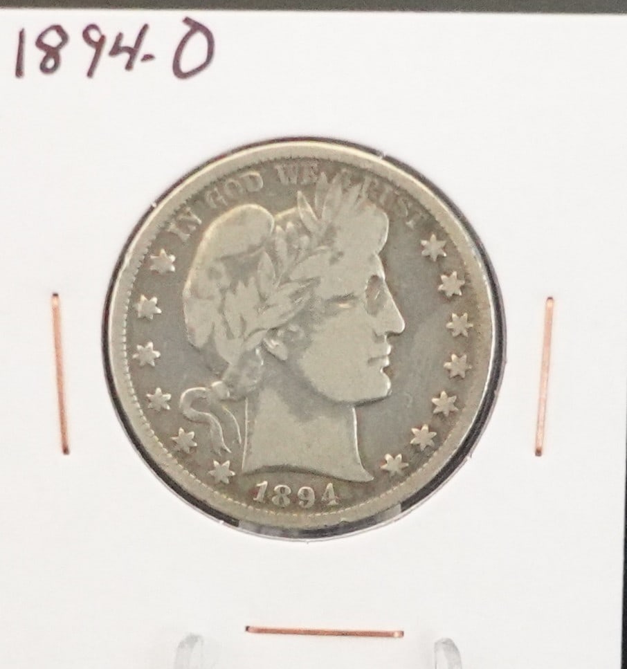 1894-O and 1896 Barber Half Dollar: Nicer Dates