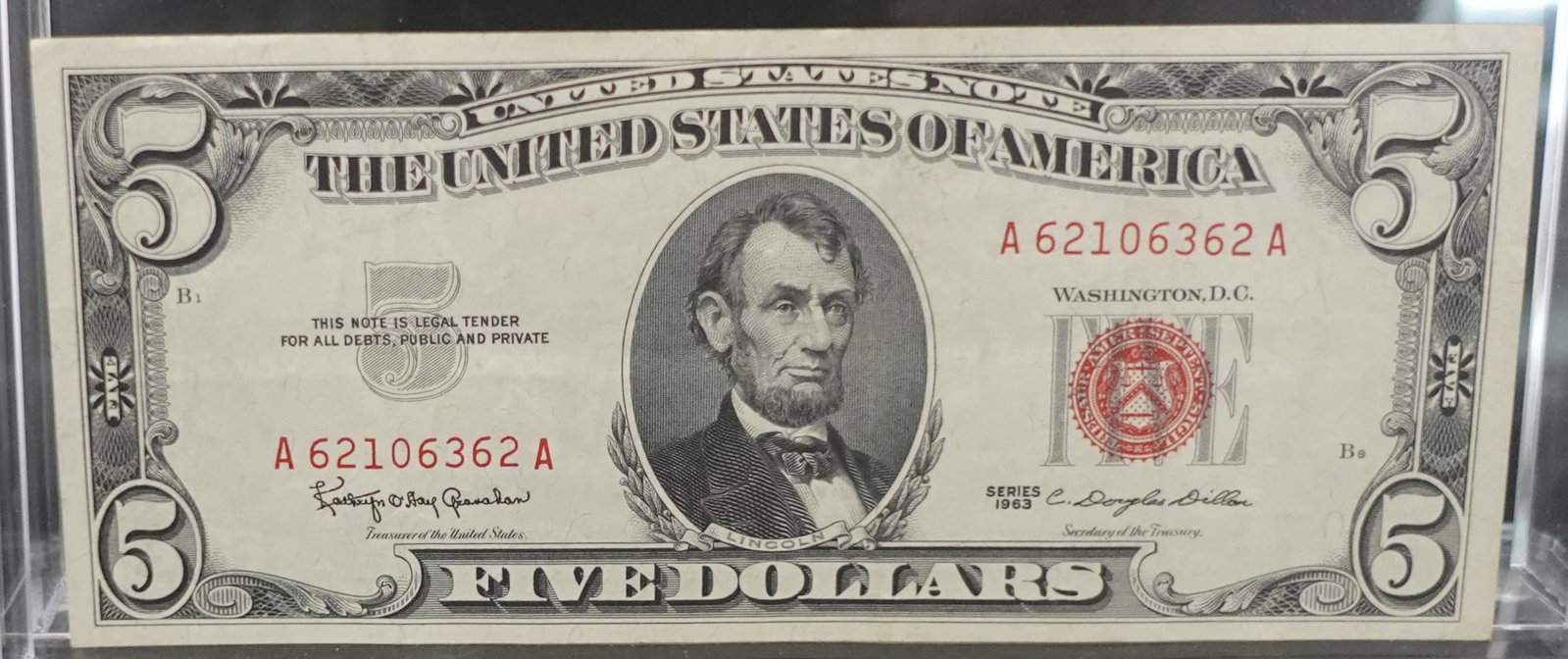 (4) 1963 Red Seal $5 Notes - 5
