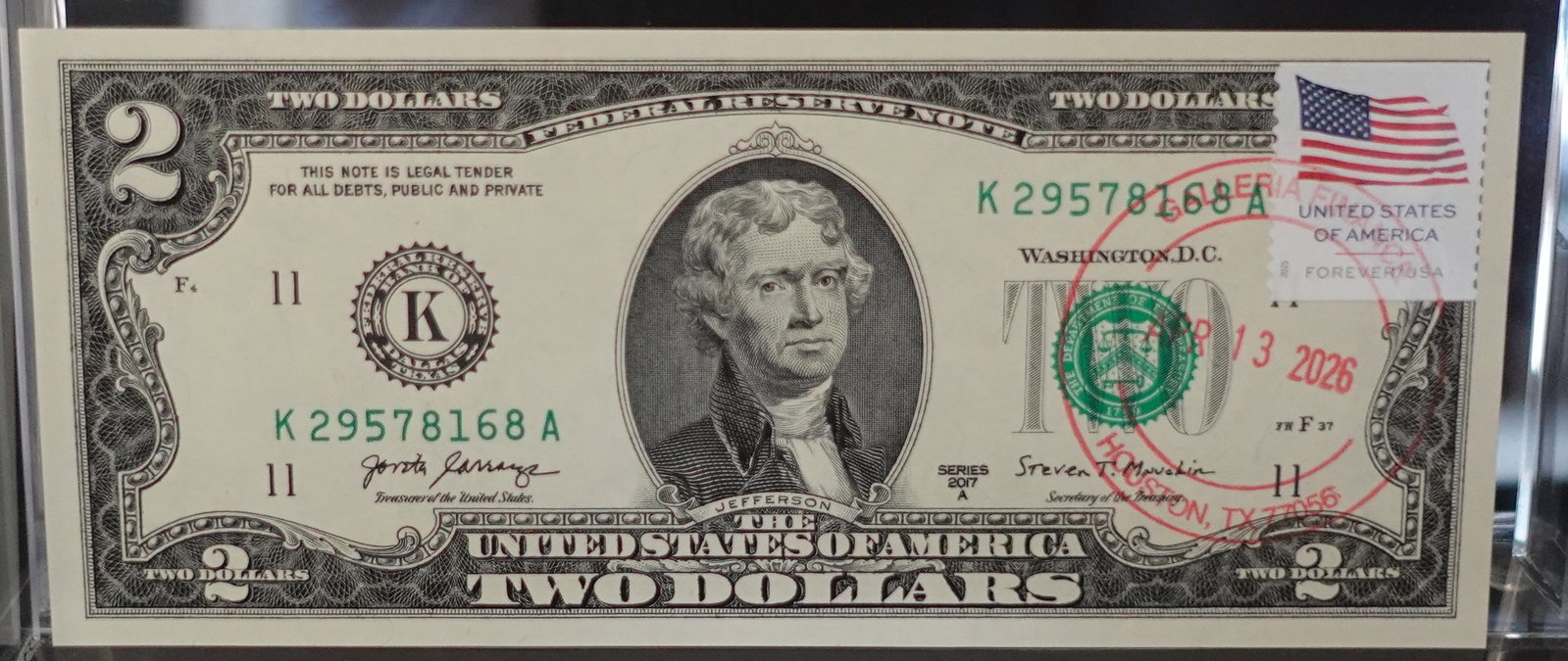 (2) 2017A $2 Note - 3
