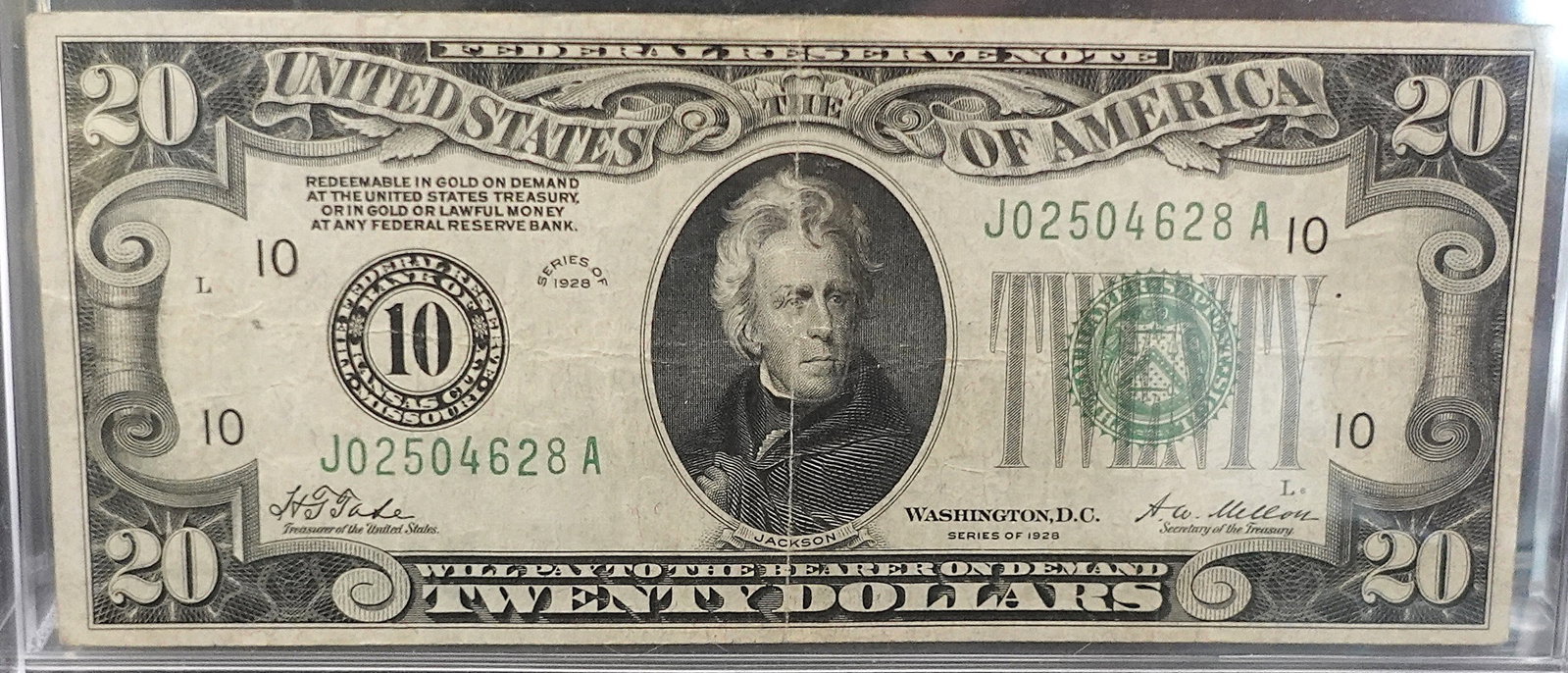 1928 $20 Note (1 of 2)