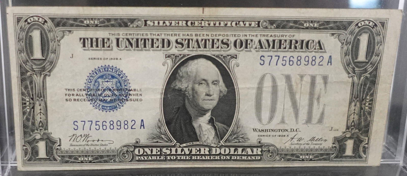 1928 A $1 Silver Certificate (1 of 2)