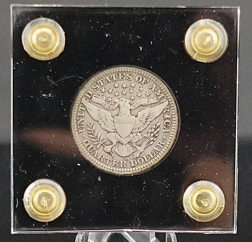 1908-D Barber Quarter - 2