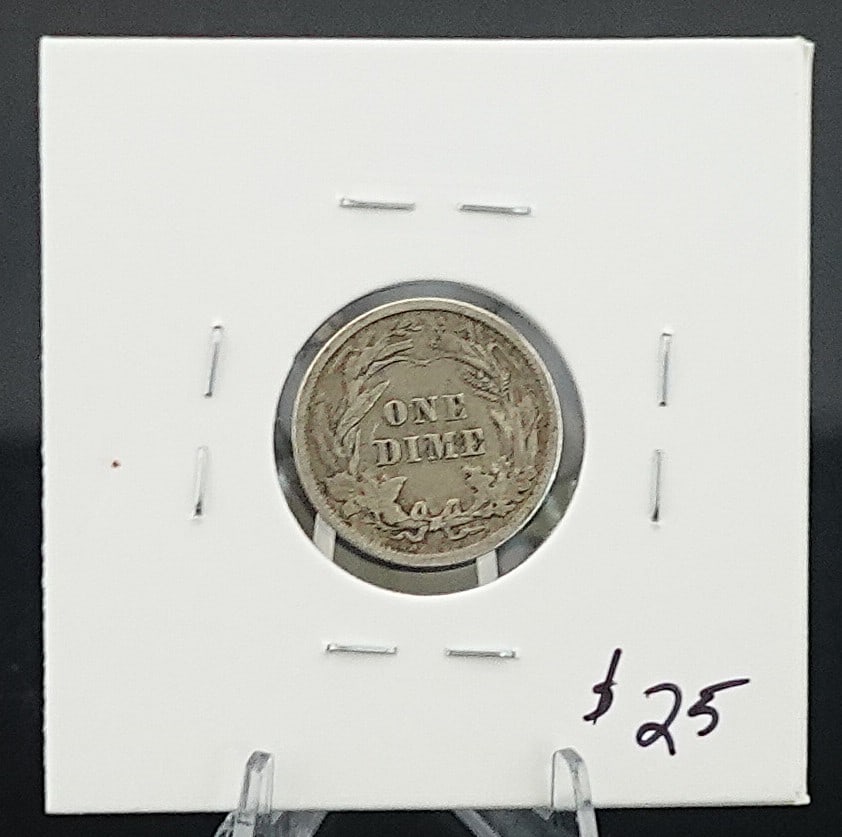 (2) Barber Dimes - 2
