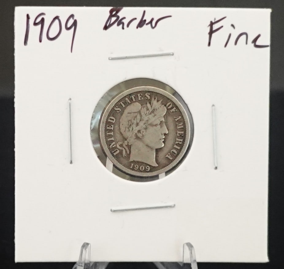 (2) Barber Dimes - 3