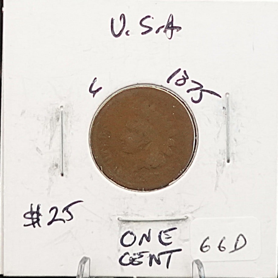 1874, 1875 and 1876 Indian Head Cents - 3