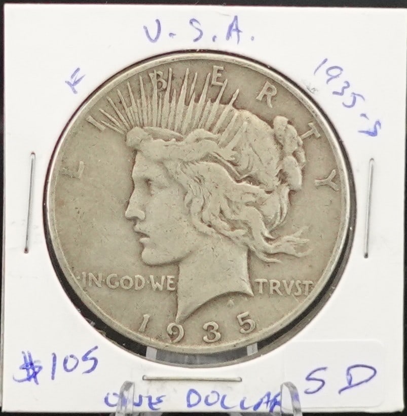 1935-S Peace Dollar: Nicer Date!