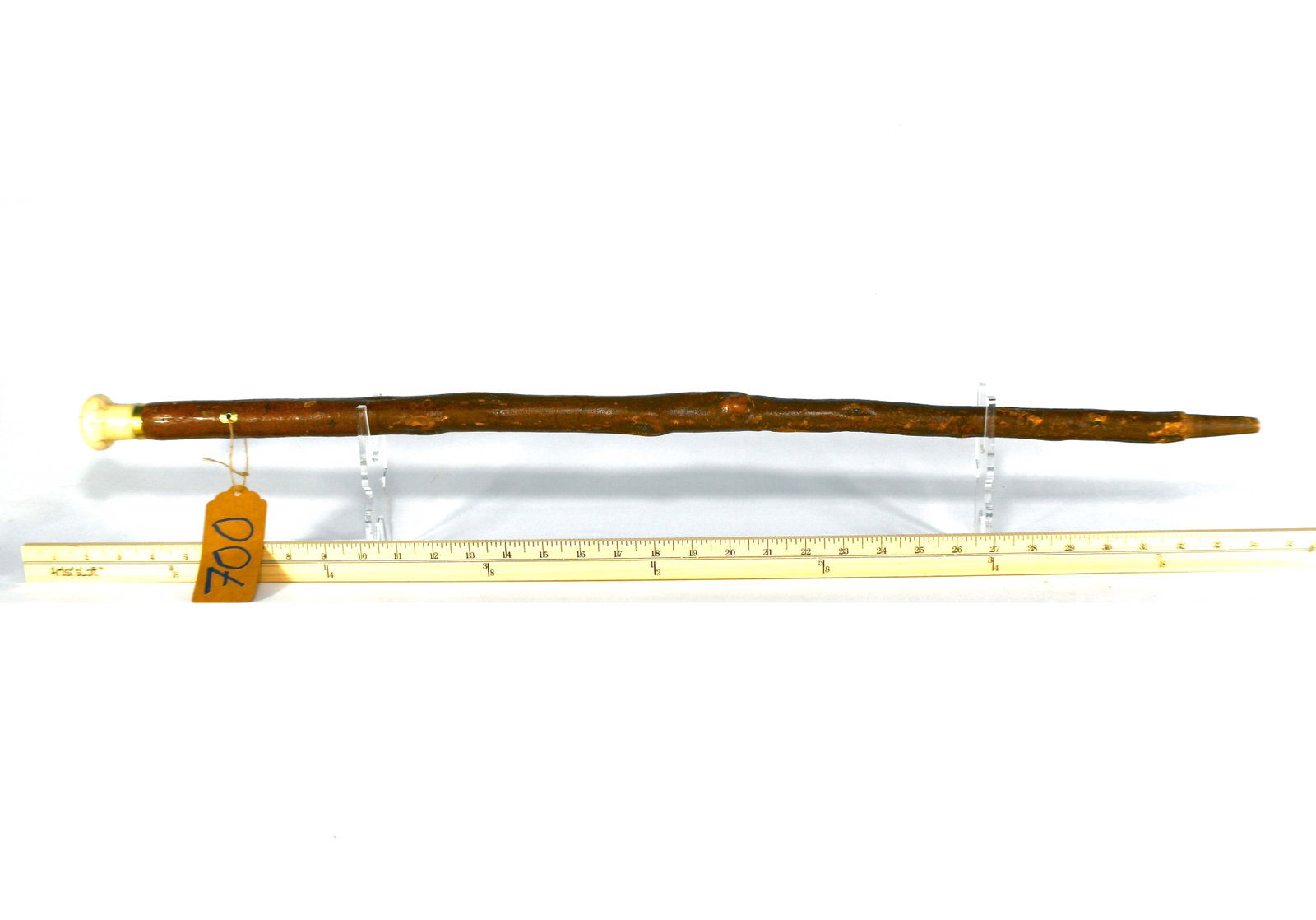 George Washington Cane: Crafted from Mt. Vernon tree that was planted by George Washington Handle states "George Darracott Boston"