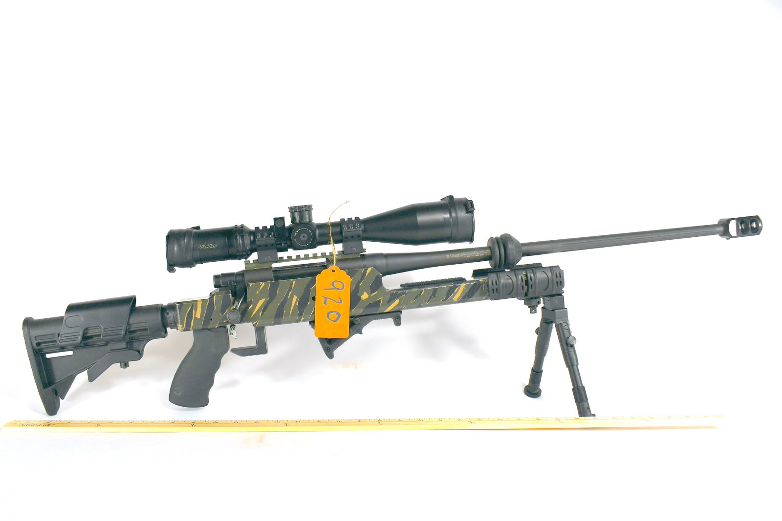 Mossberg Tactical .308 Bolt Action Rifle with Lucid Scope: .308 Centerfire Tactical Rifle Serial# ATR 021175 Lucid scope with 1/8 MOA FIREARMS NOTICE: Wyatt and Son Auctions will process all firearm transfers in strict accordance with all Federal