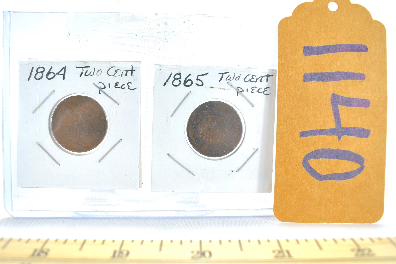 1864 and 1865 Two-Cent Pieces: 1864 was the first year during which the US two-cent coin, or two-cent piece, was produced. For collectors, this is significant primarily due to the fact that 1864 two-cent pieces are the first of the