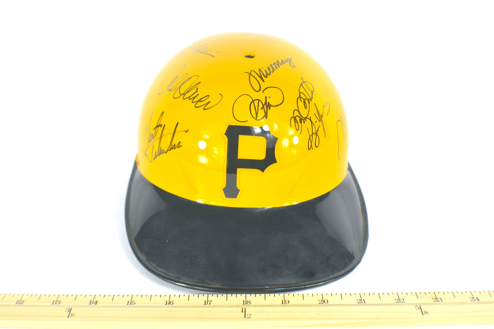 Pirates Signed Coaches Helmet: No COA Bob Robertson, Steve Blass, Richie Hebner, AJ Oliver