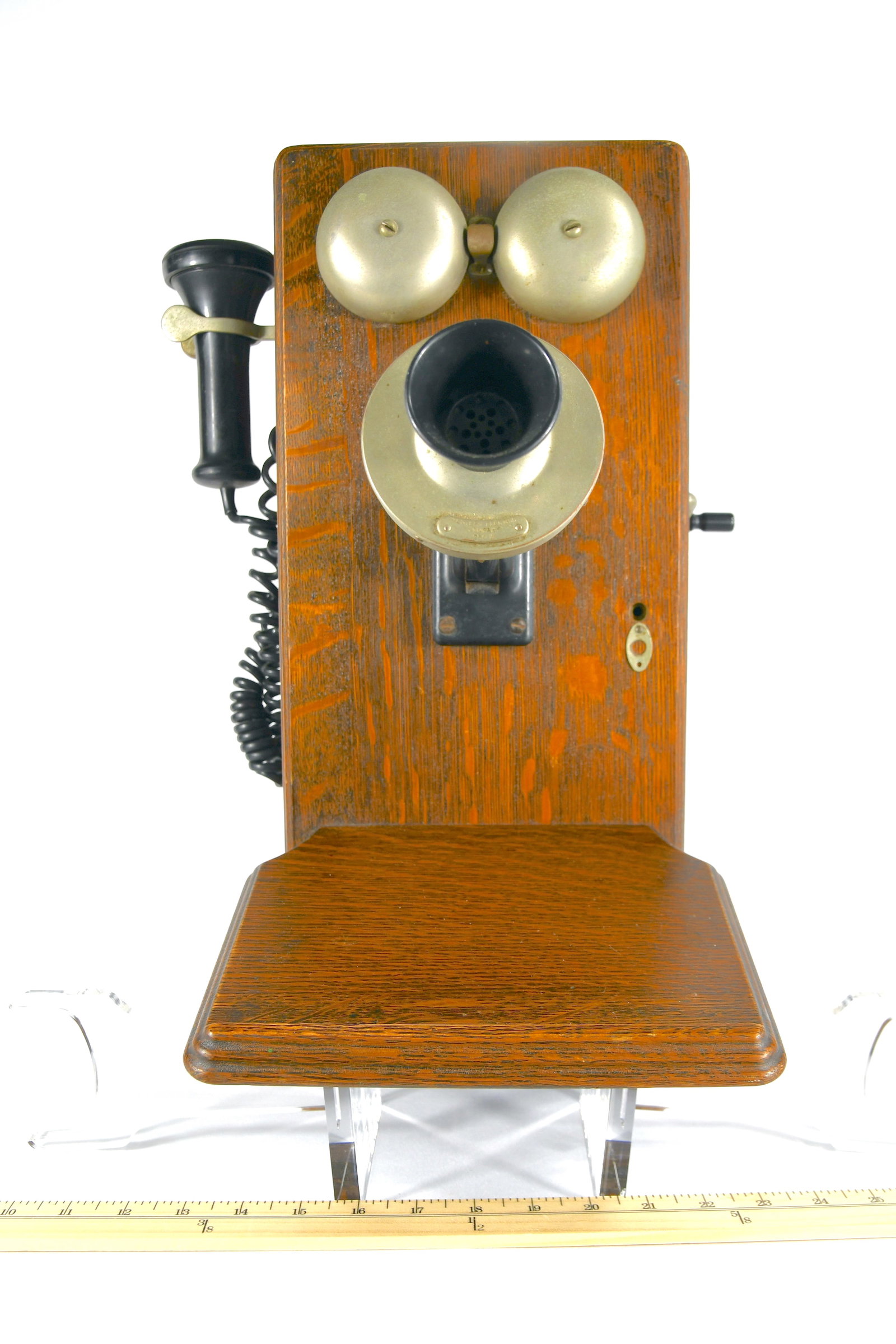 Old Wall Hanging Telephone Crank Handle: Western Electric Company Telephone Crank Handle Patented USA July 17, 1894
