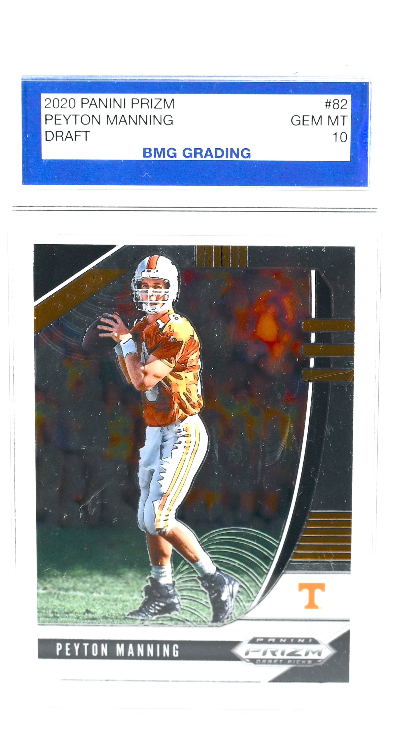 2020 Panini Prizm - Peyton Manning Draft #82- BMG GEM MT 10: 2020 Panini Prizm - Peyton Manning Draft #82- BMG GEM MT 10