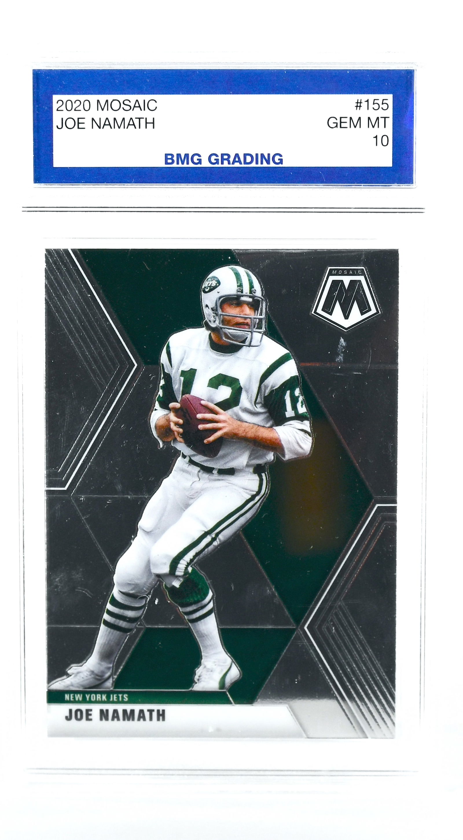 2020 Mosaic - Joe Namath #155 - BMG GEM MT 10: 2020 Mosaic - Joe Namath #155 - BMG GEM MT 10