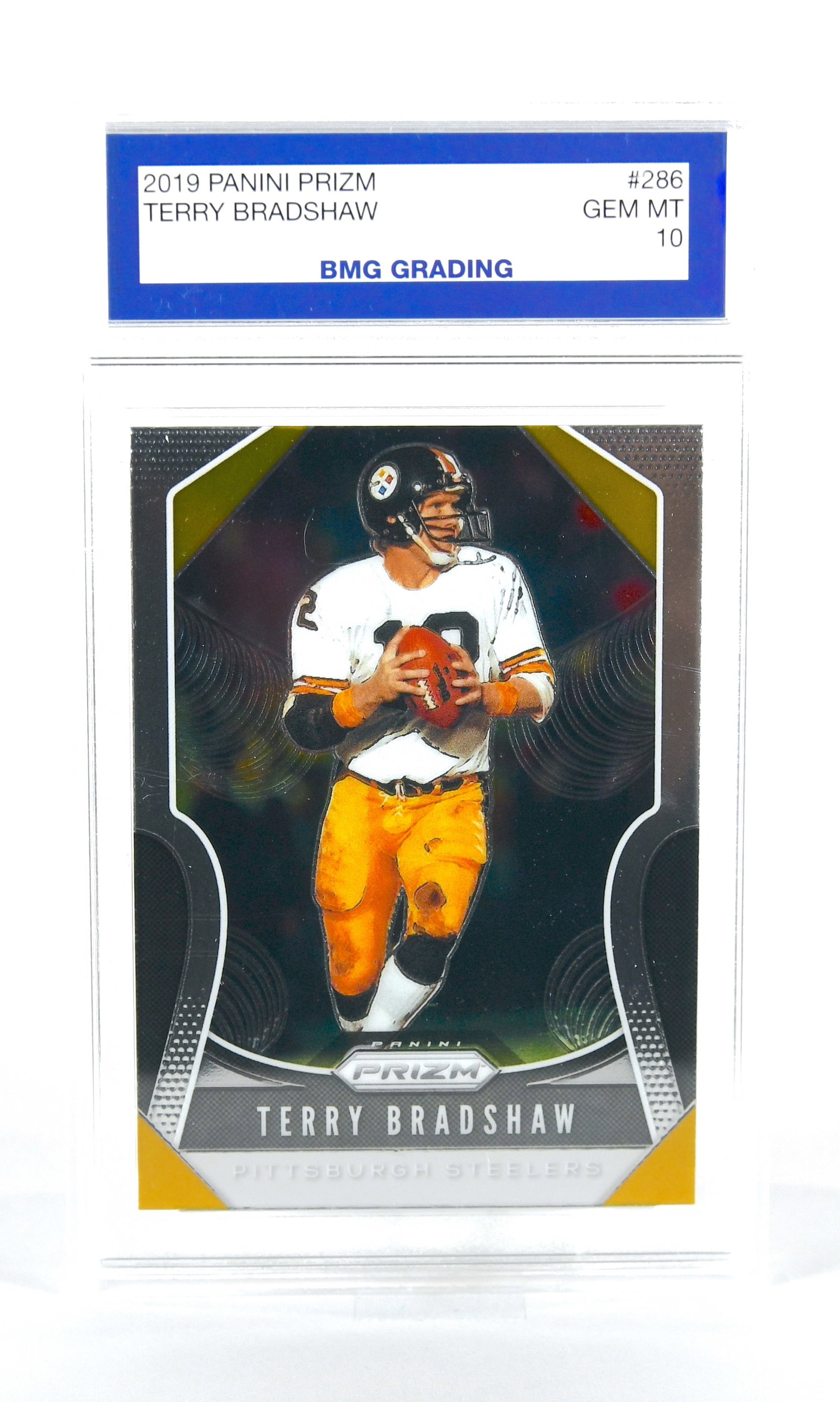 2019 Panini Prizm - Terry Bradshaw #286 - BMG GEM MT 10: 2019 Panini Prizm - Terry Bradshaw #286 - BMG GEM MT 10