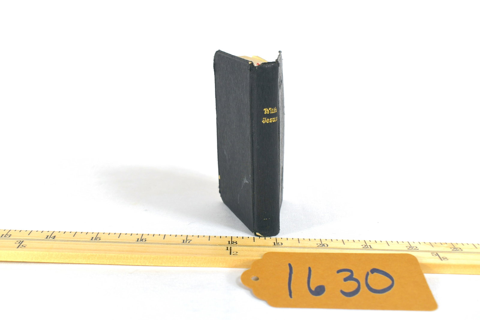 Book "With Jesus": Little book named "Prayers and Instructions for Youthful Catholics by a Sister Servant of the Immaculate Heart of Mary" James Clarke Church Goods House Printed in Philadelohia November 14th, 1922