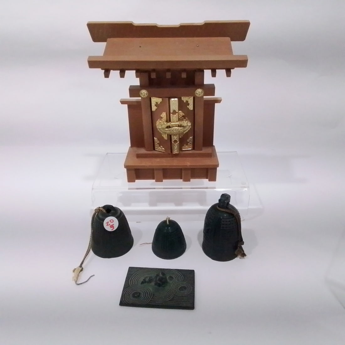 Japanese Wooden Model of a Shrine (1 of 3)