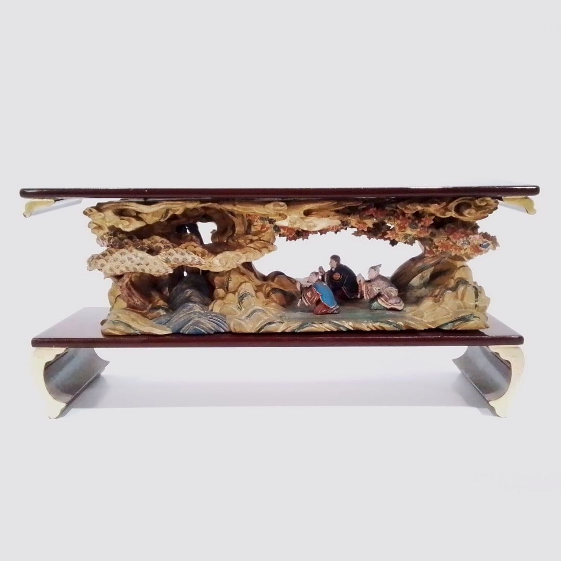 Japanese Carved and Painted Sculpture (1 of 4)