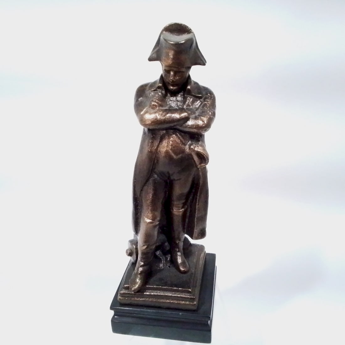Painted Cast Metal Figure Depicting Napoleon Bonaparte (1 of 2)