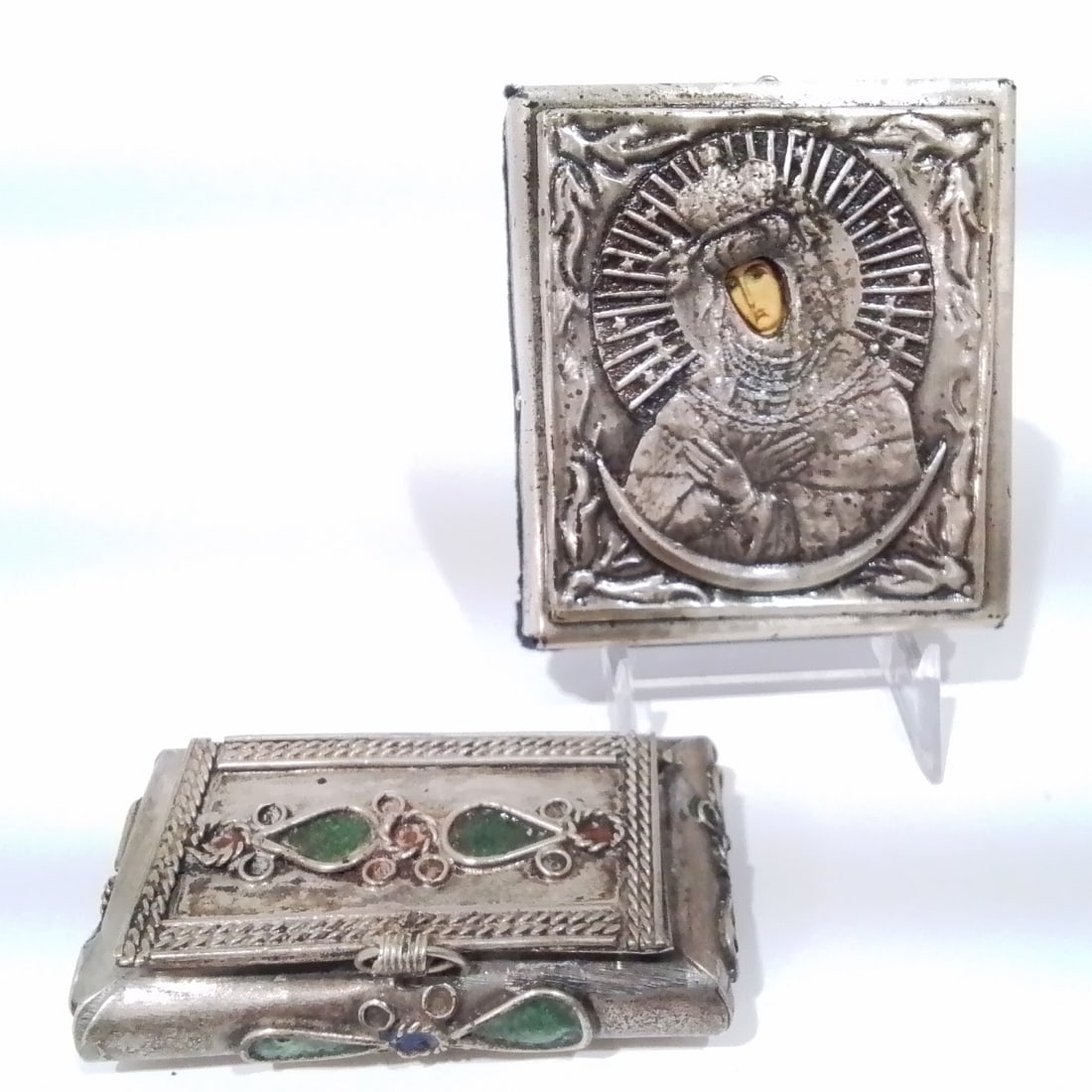 Miniature Reproduction Russian Icon Plaque (1 of 2)