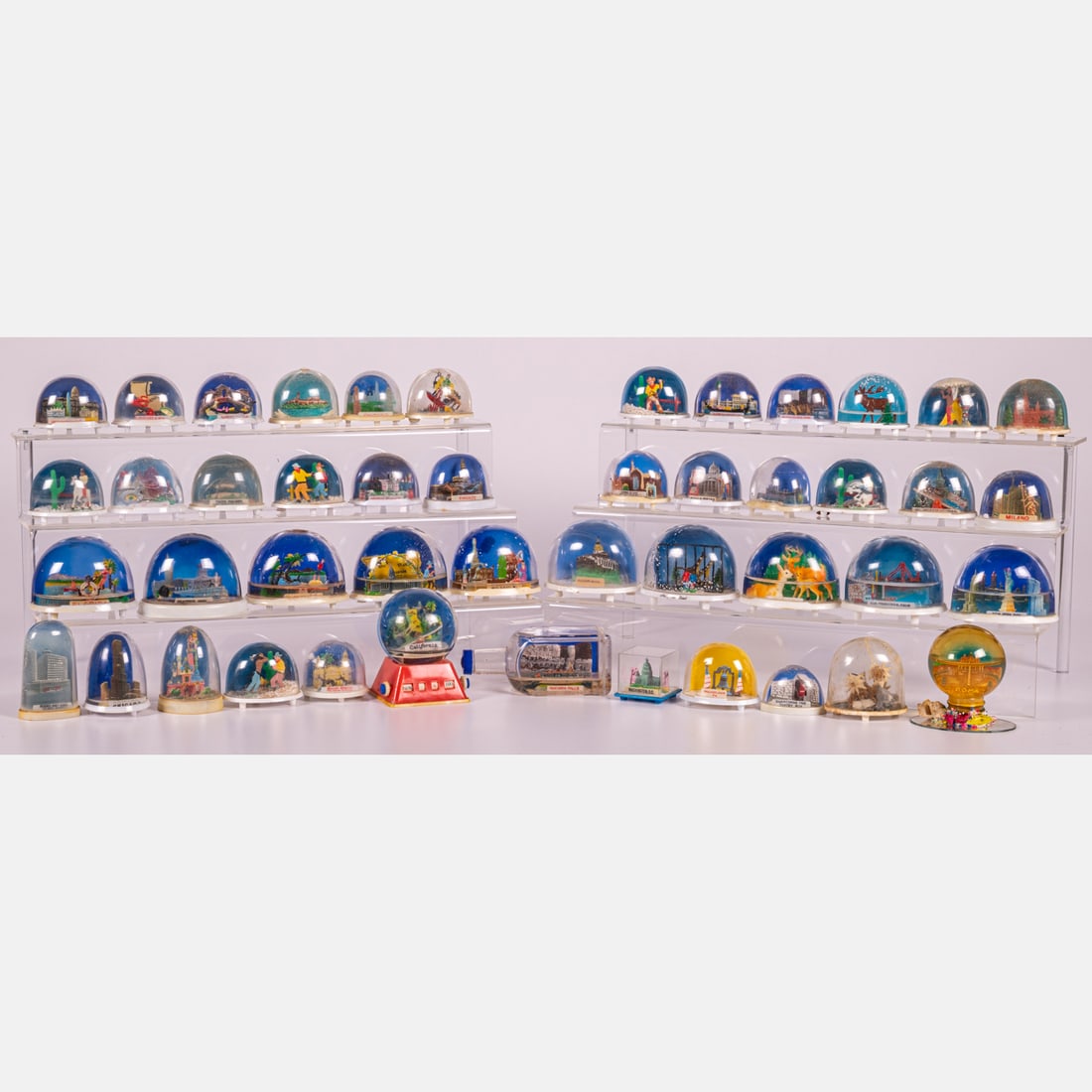Forty-Six Vintage Plastic Snow Globes (1 of 4)