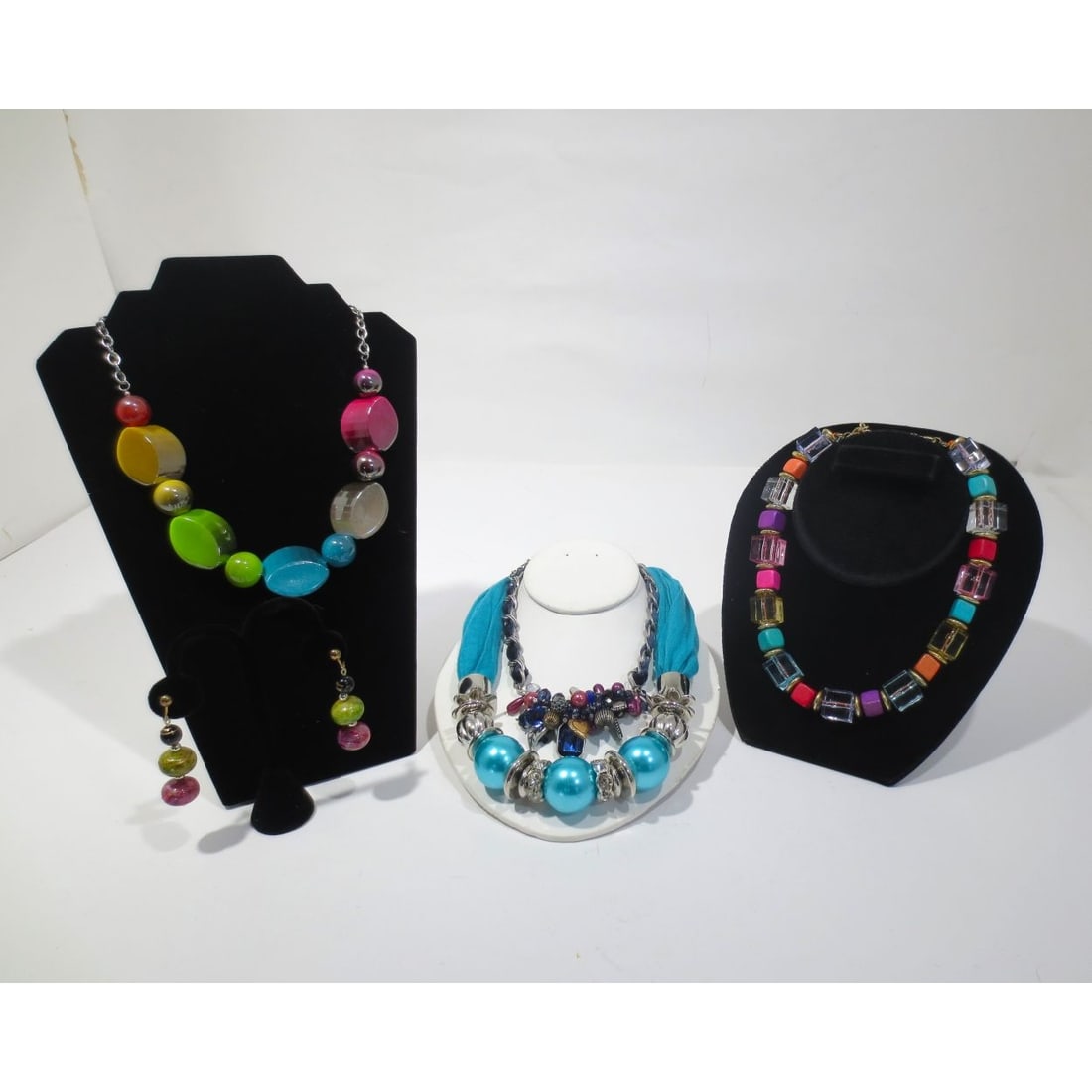 Four Multicolored Necklaces (1 of 6)