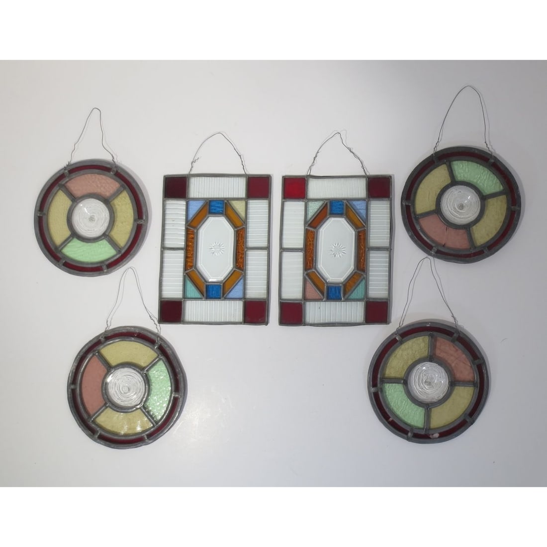 Six Stained Glass Window Decorations (1 of 4)