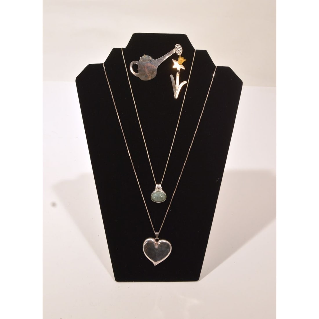 Silver Necklace and Brooch (1 of 6)