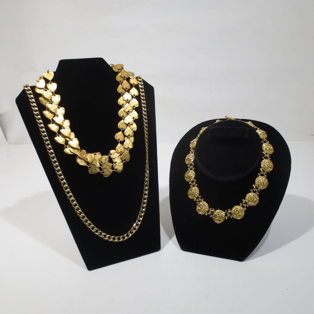 Three Gold Plated Necklaces (1 of 5)