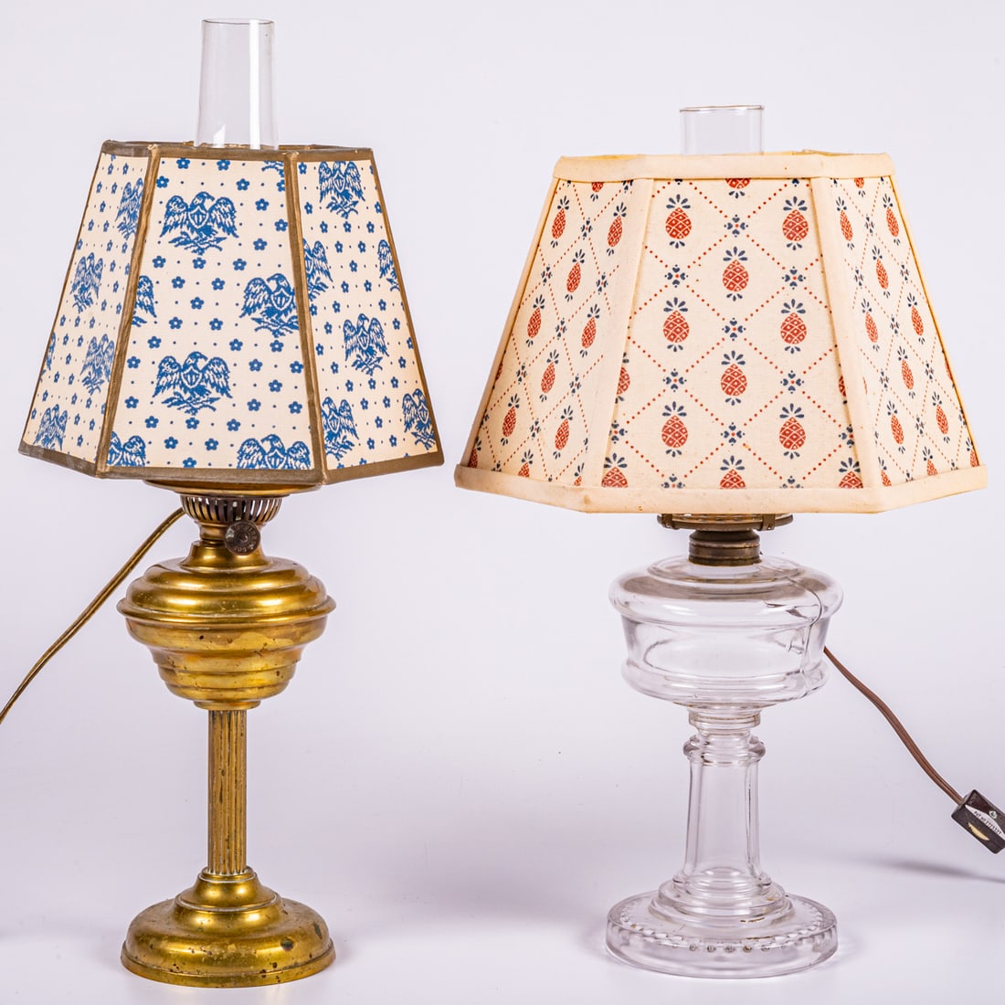 Electrified Tabletop Oil Lamps (1 of 3)