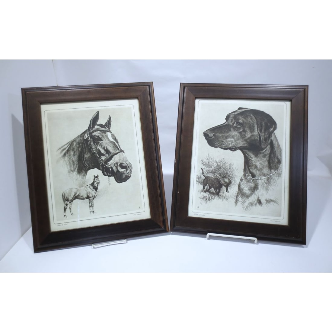 Two Decorative Offset Lithographs by R.H. Palenske, (1 of 3)