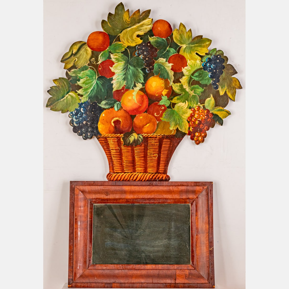 An Antique Mahogany Ogee Mirror (1 of 4)