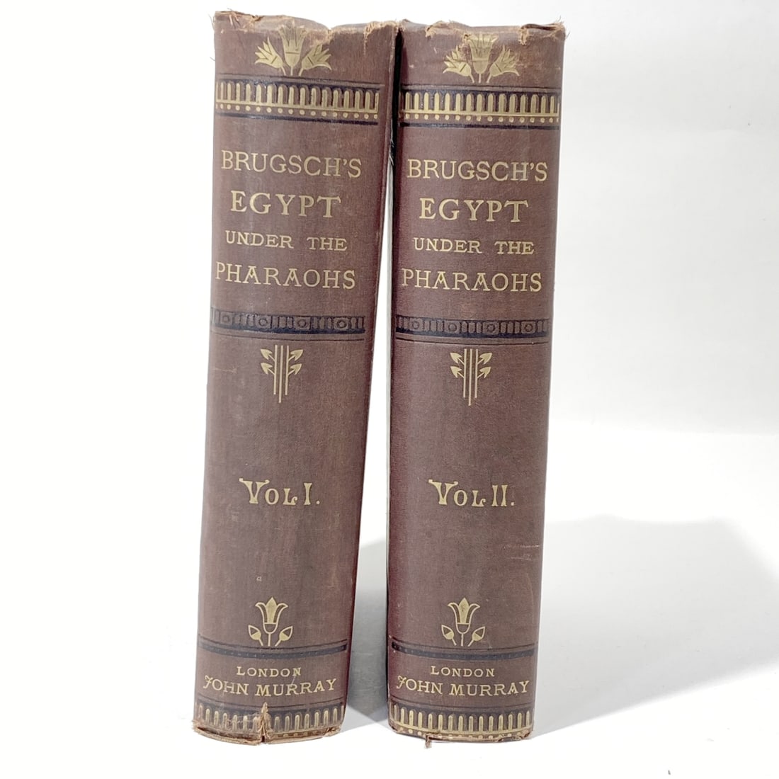 Antique Copy of Brugsch's Egypt Under the Pharaohs: An Antique Copy of Brugsch's Egypt Under the Pharaohs. Published John Murray London, 1881